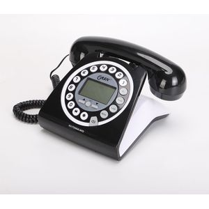 Beamio - Bedrade Telefoon - Rood - Vaste Telefoon Voor Bureau Thuis Slaapkamer