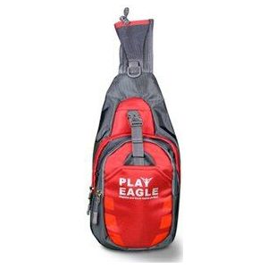 PLAYEAGLE Unisex Canvas Outdoor Schoudertas Nylon Tas reizende Camping Wandelen Outdoor sporttas in 4 Kleuren