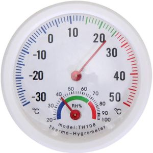 Mini Bell-Vormige Schaal Thermometer En Hygrometer Voor Huis Of Kantoor