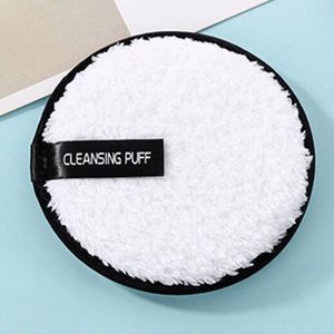 1 Pc 12X1.2 Cm Zacht Microfiber Reiniging Bladerdeeg Herbruikbare Zachte Gezicht Make-Up Cleansing Pad Remover Handdoek 3