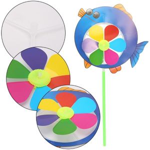 Cartoon Dier Windmolen Wind Spinner Pinwheel Huis Tuin Yard Decor Kinderen Speelgoed L41D