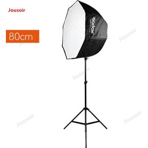 Godox Photo Studio 80cm 31.5in Draagbare Octagon Flash Speedlight Speedlite Umbrella Softbox Reflector + 2m statief T03 CD05 LB1