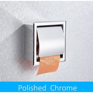 Vidric matte black chrome toiletrolhouder rvs 304 roll papier doos porta papel higienico papierrol tissue doos FR
