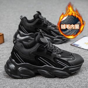 Cyytl Winter Mannen Bont Pluche Schoenen Warm Houden Lederen Outdoor Waterdichte Sneakers Sports Trainers Homens Sapatos Vulcaniseer