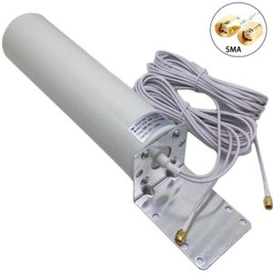 Tv Antenne High Gain 10-12dBi Dual Sma Mannelijke Signaal Booster Sma CRC9 TS9 Omni Antenne 698-960/1710-2700mhz Signaal Booster
