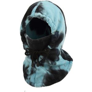 Winter Koude-Proof Gezicht Bescherming Tie-Dye Rijden Masker Bergbeklimmen Ski Fleece Sjaal Warme Kap Masker Outdoor Apparatuur XA165TQ
