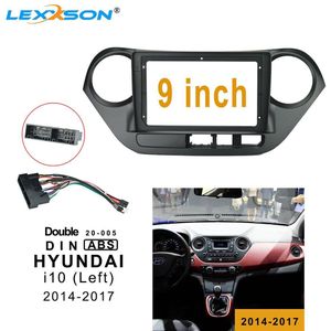 9 Inch Dubbel Din Auto Fascia Panel Dash Installatie Kit Voor Hyundai I10 Links Wiel Stereo Adapter auto Dvd Frame