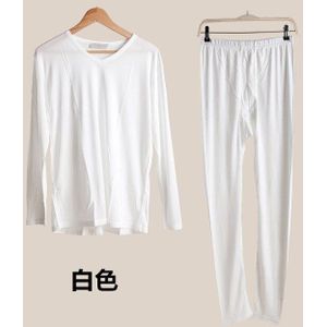 Mannen 50% Zijde 50% Viscose Base Layer Lange Onderbroek Warm Thermisch Ondergoed Set L Xl 2XL TG204