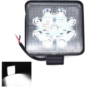 9LED 45W 6500K Aluminium Offroad Suv Vierkante Led Verlichting Fog Lamp Spotlight Bar