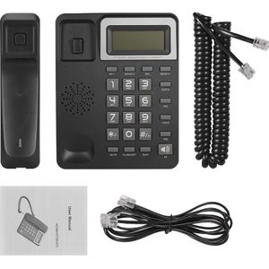Desktop Snoer Vaste Telefoon Vaste Telefoon Met Lcd-scherm Mute/Pauze/Hold/ Flash/Herhalen/Handen gratis/Calculator Functie