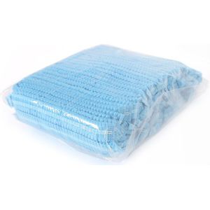 100 Stuks Elastische Geplooide Stofdicht Non-woven Wegwerp Caps Helm Haar Douche Hoeden Werken Veiligheid Beschermende Huishouden schoonmaken