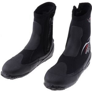 5 Mm Neopreen Water Schoenen Duiken Hoge Bovenste Laarzen Rits Booties Voor Water Sport Surfen Snorkelen Vissen Onderwatervissers