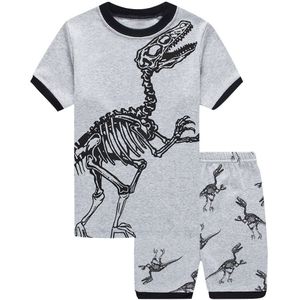 Zomer Kids Jongens Meisjes Sets Dinosaurus Print korte mouwen jurk shorts Broek 2 Stuks Pak Kindje kids Kleding