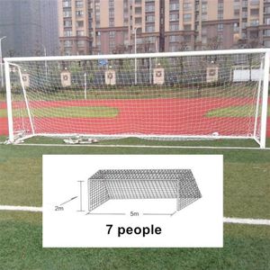 24X8 Ft (7.3X2.4M) voetbal Doel Netto 5-7-11 Mensen Full Size Bulk Elater Fiber Noodzaak Sport Match Training