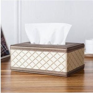 Mode Synthetisch Leer Tissue Box Hold Patroon Huis Houden Woondecoratie Tissue Box Covers Tissue Servet Doos PZJH010