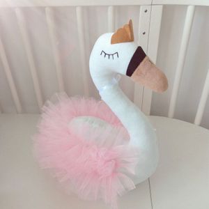 Ins Nordic Mooie Zwaan Pluche Speelgoed Kinderkamer Decoratie Baby Spelen Kussen Pop Fotografie Props Kids Verjaardagscadeautjes