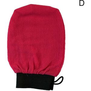 Douche Bad Scrub Handschoen Exfoliërende Body Scrub Tan Massage Mitt Verwijdering Exfolieer Peeling Handschoen Handdoek