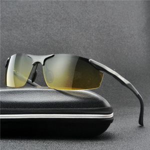 Nachtzicht Bril Voor Rijden Gele Zonnebril Mannen Gepolariseerde UV400 Night Driver Glazen Fml