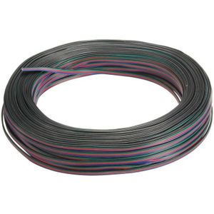 4 Pin Wire Extension Connector Cable Koord Voor Led Rgb Strip 3528 5050 Connector Kleurrijke 50M