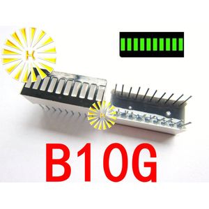 5Pcsx 10 Segment Groen Rood Blauw Geel Jade Groen Wit Digitale Buis Led Bar 10*25Mm Display module B10G B10R B10BB