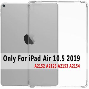 Weerstand Transparant Soft Silicon Clear Tpu Cover Case Voor Apple Ipad Pro 10.5 Ipad Air 3 10.5 case Coque Funda