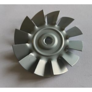 1200-1500W Indutrial Stofzuiger Onderdelen Motor Fan Blade Centrale 6 Mm Diameter 62 Mm