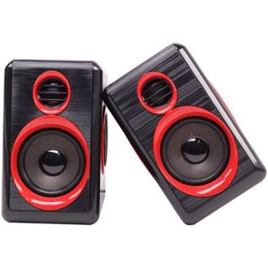 2 Stuks Kleine Kits Luidspreker Met Hoofdtelefoon Laptop Pc Computer Thuis En Indoor Party Gebruik Usb-kabel Power Sluit