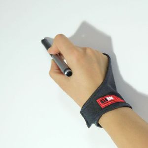 Mannelijke Size Grijs Zwart Rood 1 Vinger Anti-Fouling Handschoenen Wacom Tekening Schrijven Schilderen Digitale Tablet Handschoen
