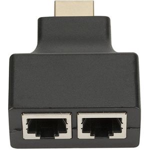 30 Meter Hdmi Extender Dual RJ45 Over Cat 5e/6 Netwerk Ethernet 4K Adapter Hd 1080P hdmi Over RJ45
