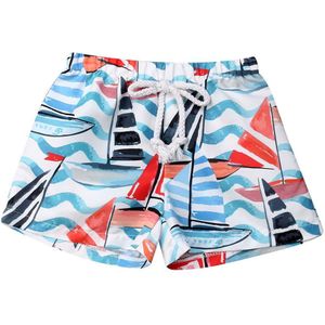 Zomer Jongens Zwembroek Shorts Hawaiian Style Beach Shorts Jongens Kind Kinderen Zwemmen Korte Jongens Hoge Taille Badmode