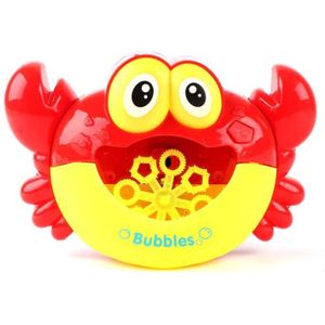 Plastic Cartoon Krab Bubble Machine Kids Baby Douche Bubble Maker Babybadje Douche Speelgoed Badkamer Douche Zeep Bubble Maken