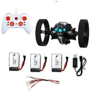 2.4G Afstandsbediening Speelgoed Rc Auto Bounce Auto Springen Auto Met Flexibele Wielen Rotatie Led Nachtlampje Rc Robot auto Vs SJ88