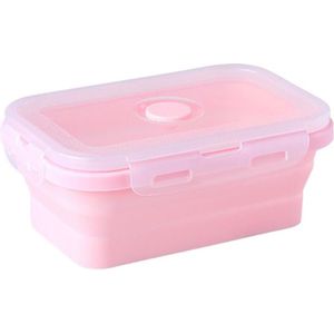 Siliconen Lunchbox Inklapbare Draagbare Doos Kom Bento Dozen Vouwen Voedsel Container 350/500/800/1200Ml milieuvriendelijke