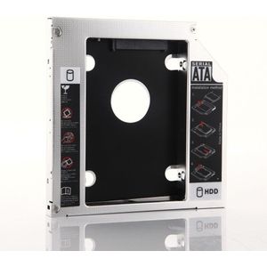 Universele Aluminium 12.7Mm Sata 2nd Harde Schijf Hdd Ssd Optische Bay Caddy Frame Behuizing Voor Asus M51va A53SV G751J UJ141 Dvd