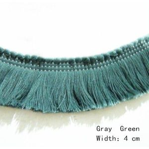 Trimmen Groen Fringe voor Kussen Tafel vlag Sofa Kussenhoezen Gooi 4cm Breedte Decoratieve Accessoires door 4meter /baal