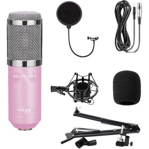 BM800 Mikrofon Condensor Geluidsopname Bm 800 Microfoon Met Shock Mount Voor Radio Braodcasting Zingen Recording Ktv Karaoke