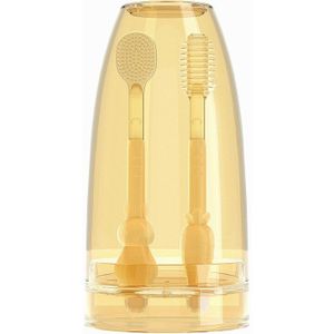 B2EB Baby Zachte Tandenborstel Siliconen Tong Borstel Coating Cleaner Baby Waggel