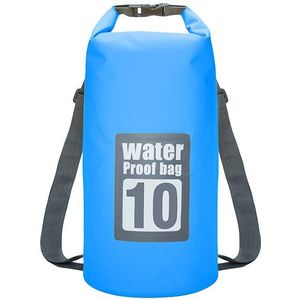 10L Waterdichte Dry Bag Roll Top Compression Sack Voor Zwemmen Kajakken Kanoën Rivier Trekking Vissen Camping Wandelen