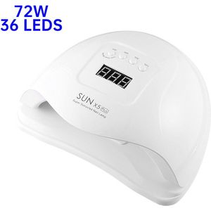 114W Nagel Lamp Uv Led Lamp Nagel Droger 57 Pcs Leds Lamp Voor Drogen Nagels Lcd Display Voor Curing alle Gel Polish Manicure Gereedschap
