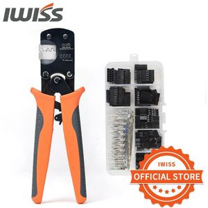 Iwiss IWS-3220 Tang 310Pcs Dupont Terminal Kit Micro Connector Pins Krimptang Set Voor D-Sub, open Vat Suits Molex, Jst, Jae