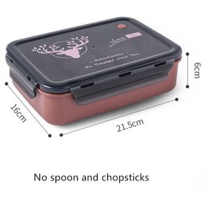 1100Ml Draagbare Lunchbox Magnetron Bento Box Gezonde Plastic Voedsel Opslag Container Lunchbox Bpa Gratis