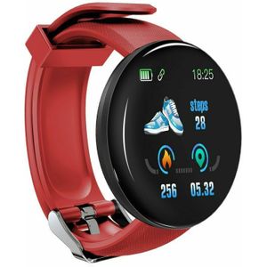 D18 Fitness Horloges Slimme Horloge Slimme Armband Mannen Vrouwen Bloeddruk Stap Informatie Herinnering Stopwatch Voor Ios Android