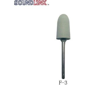 Gekleurde Rubber Slijpen Hoofd Tool Voor Polijstmachine Buffing Oor Indruk Oorstukje Gehoorapparaat/DIY Oortelefoon Shell 3mm schacht