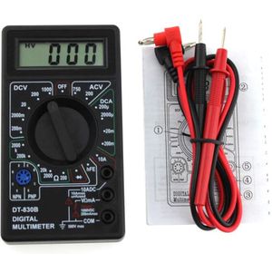 Junejour Lcd Digitale Multimeter Voltmeter Amperemeter Ohmmeter DC10V ~ 1000V 10A Ac 750V Stroom Tester Test Lcd a9205B