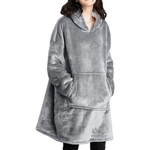 Sleep & Lounge Deken Met Mouwen Oversized Hoodie Fleece Woemen Hoodies Sweatshirts Giant Tv Deken Winter Warme Deken