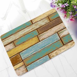 1 Pc Keuken Tapijt Mat Houtnerf Gedrukt Antislip Vloermat Voor Woonkamer Deur Matten Entree Decoratie floor Mat Tapijt