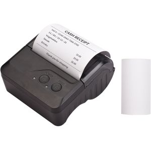 Draagbare Bt 80Mm Thermische Printer Persoonlijke Mini Bill Pos Mobiele Printer Met Oplaadbare Batterij Ondersteuning Esc/Pos