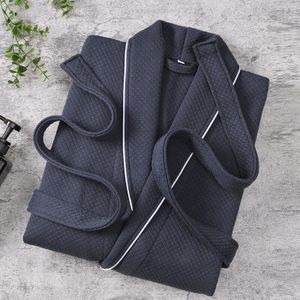 Winter Badjas Lueury Mannen Casual Handdoek Fleece Flanel Nachtkleding Warm Paar Homewear Flanel Riem Pyjama Kimono Badjas Gown
