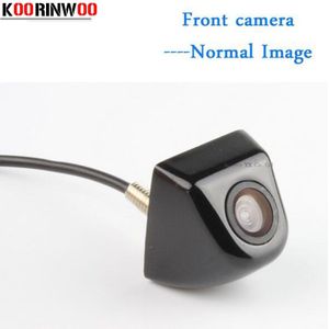 Koorinwoo Ccd Universele Auto Front Camera Parkeer Backup Cam Ccd Hd Nachtzicht Auto Achteruitrijcamera Parking Assistance