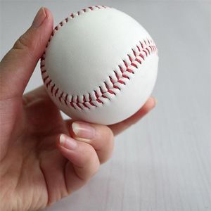 ! 1 Pc Maat 9 ""Handgemaakte Baseballs Training Oefening Baseball Ballen Softbal Bal Pvc Bovenste Rubber Innerlijke Zachte Baseball Ballen